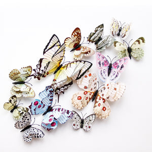 3D Butterfly Wall Mural Stickers