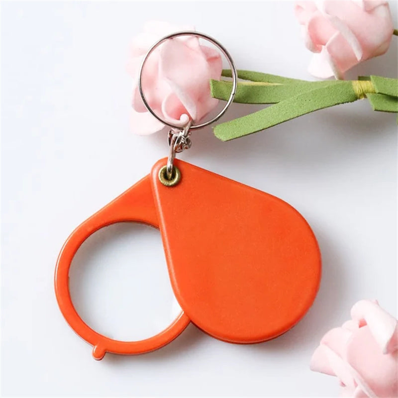 Mini Keychain Magnifying Glass