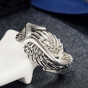 Angel Wings Feather Ring
