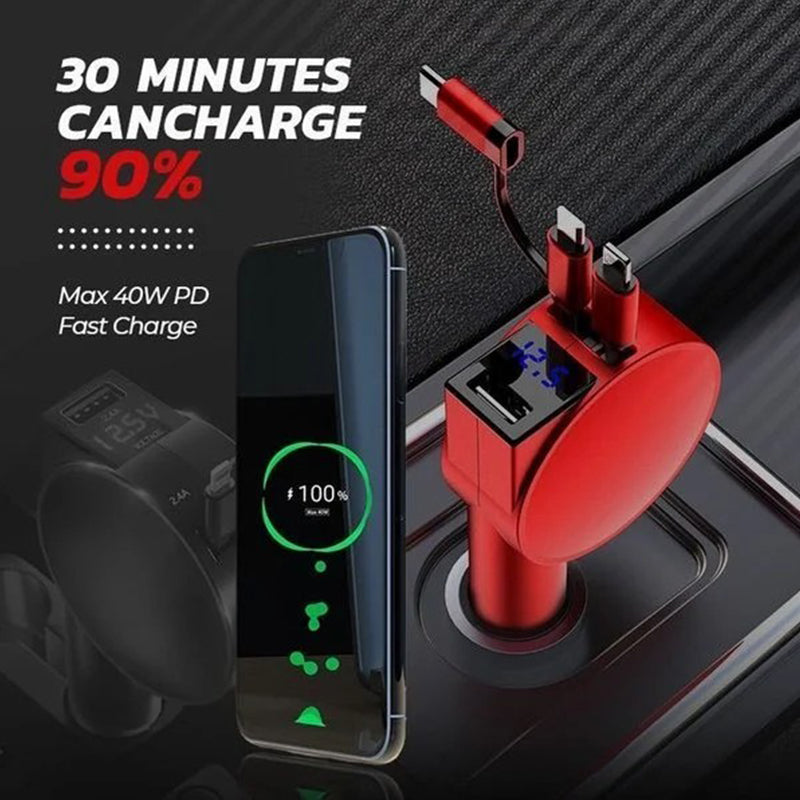 3-in-1 Fast Car Charger