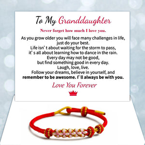 Grandmother And Granddaughter Blossom Knot Bracelet