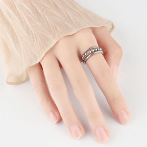 Ring With Polkadot Beads