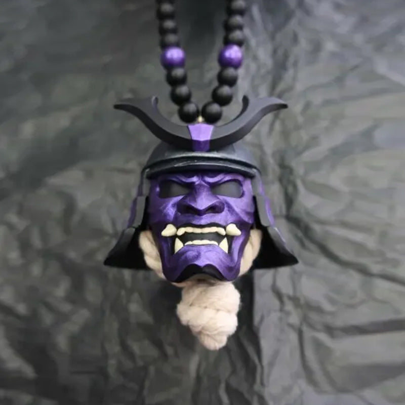 Samurai Helmet Car Hanging Pendant