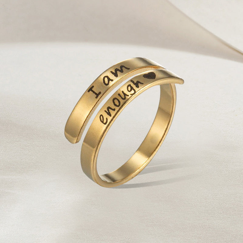 'I AM ENOUGH' Ring