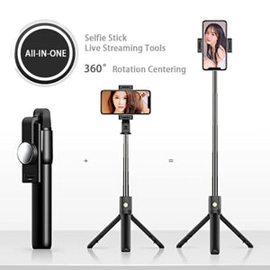 Multifunctional Wireless Bluetooth Selfie Stick