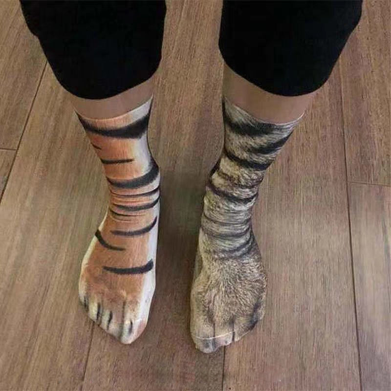 3D Animal Paw Socks