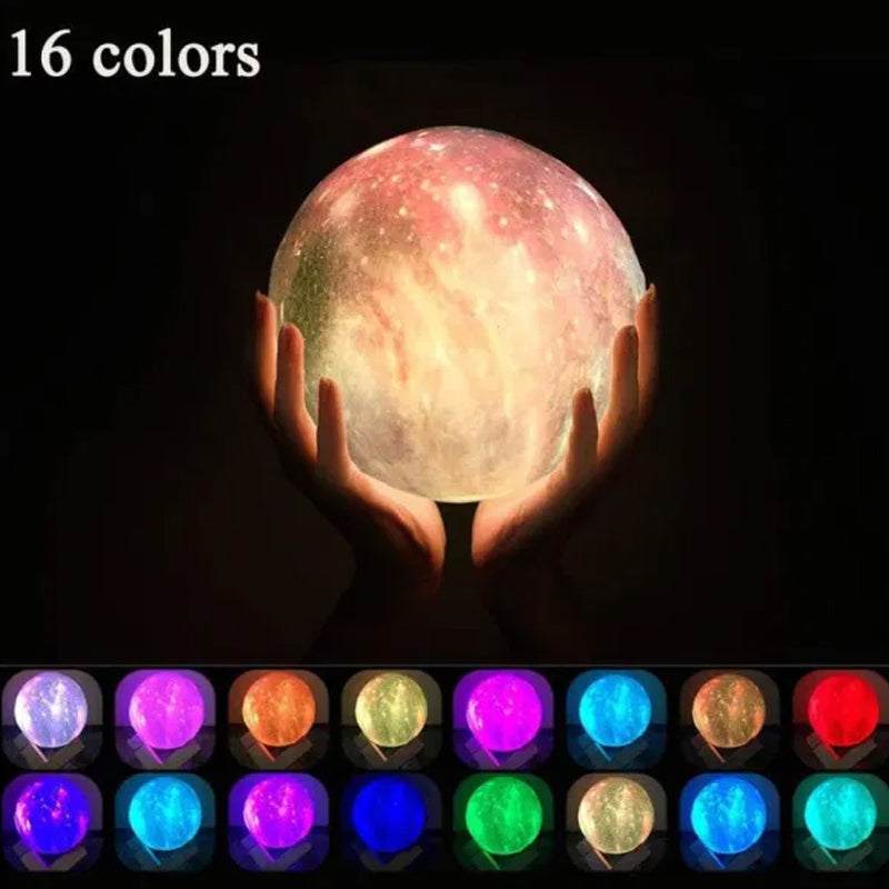 Galaxy Moon Lamp