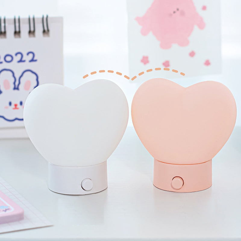Cute Heart Shaped Night Light