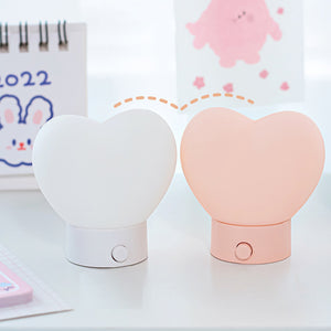 Cute Heart Shaped Night Light