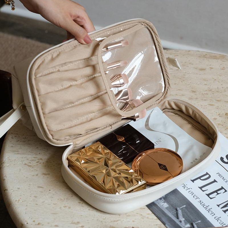 PU Portable Travel Cosmetic Storage Bag