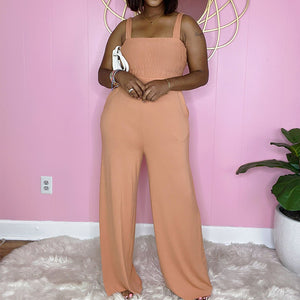 Women's Casual Sleeveless Loose Jumpsuits