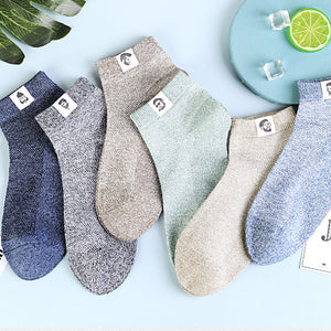 Men‘s Business Breathable Anti-bacterial Deodorant Socks（5PCS）