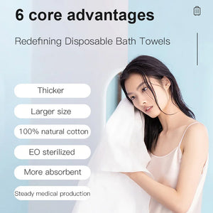 Disposable Compressed Cotton Bath Towel