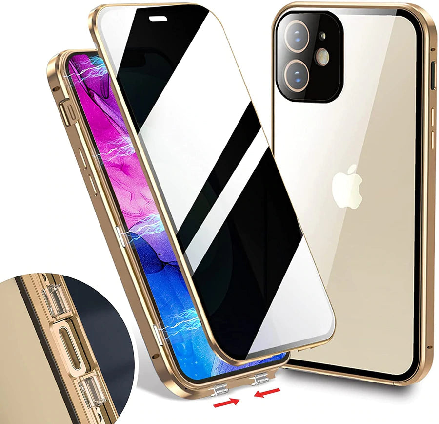 Magnetic Tempered Glass Double-sided suitable for iPhone