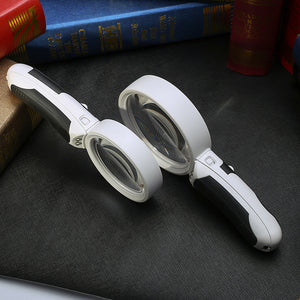 20X Optical Handheld Backlit Magnifier For Reading