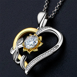 Fashion Round Cut Sunflower Necklace