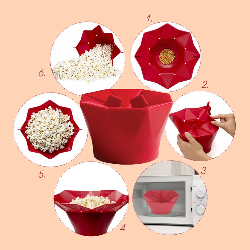 Silicone Popcorn Popper
