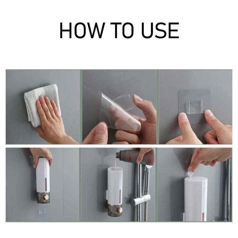 Non-Marking Wall-Mounted Pressed Liquid Dispenser