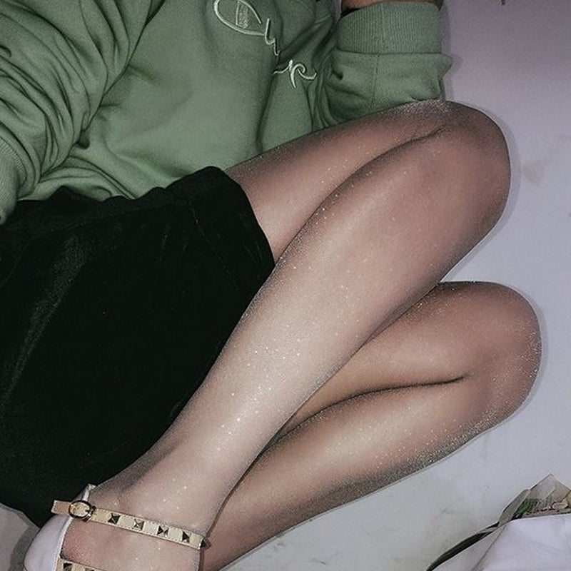 Women's Shining Pearlescent Silk Stockings