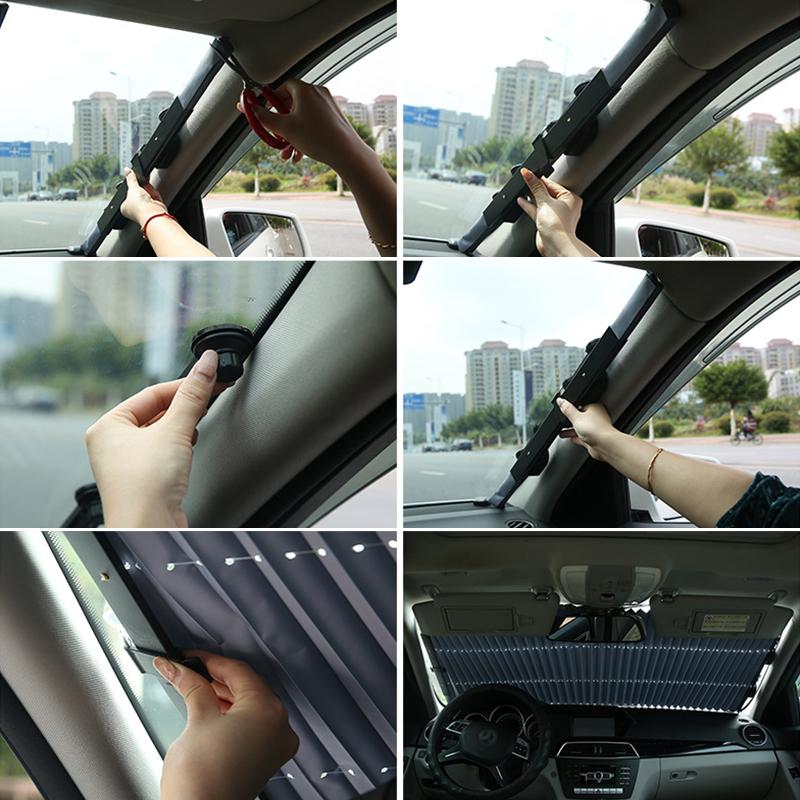 Car Retractable Curtain with UV Protection