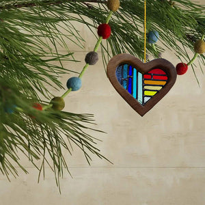 Wooden Painted Love Ornaments Home Decoration