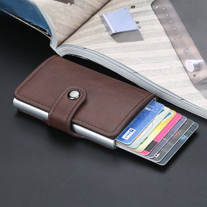 RFID Protection Leather Purse