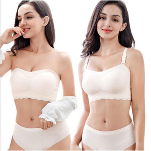 Super Elastic Non-slip Strapless Breathable Bra