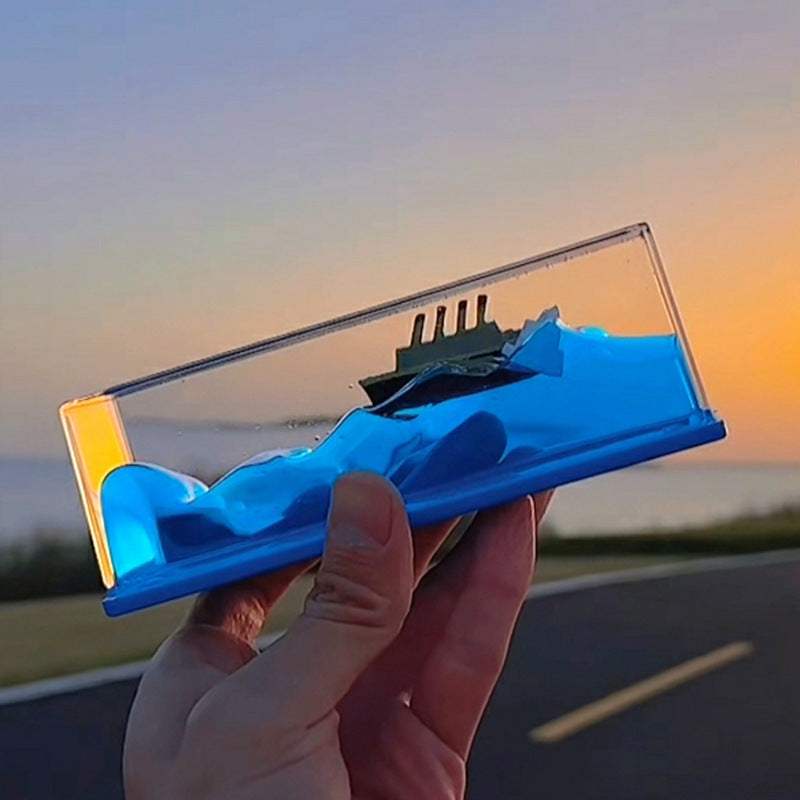 Cruise Ship Model Decoration