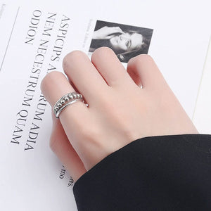 Ring With Polkadot Beads