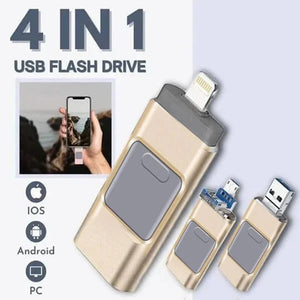 4 In 1 High Speed USB Flash Drive For Multi Devices
