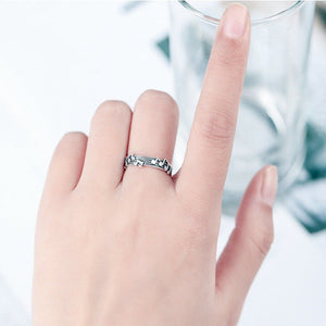 Music Note Ring Music Adjustable Couple's Ring