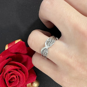 Angel Wings Feather Ring