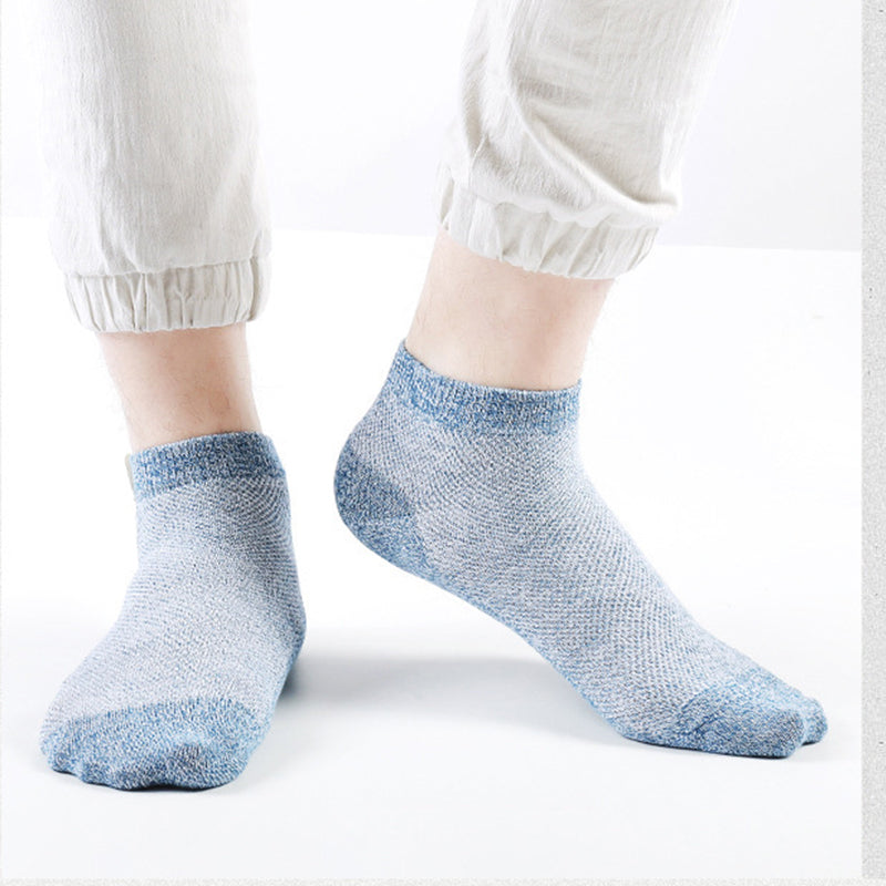 Men‘s Business Breathable Anti-bacterial Deodorant Socks（5PCS）