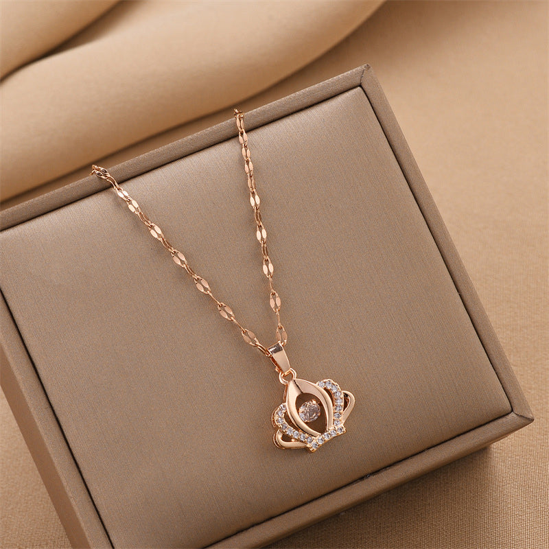 Shining Crown Necklace for Women