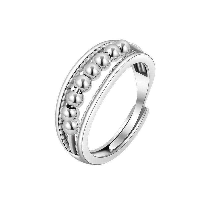 Ring With Polkadot Beads
