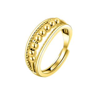 Ring With Polkadot Beads