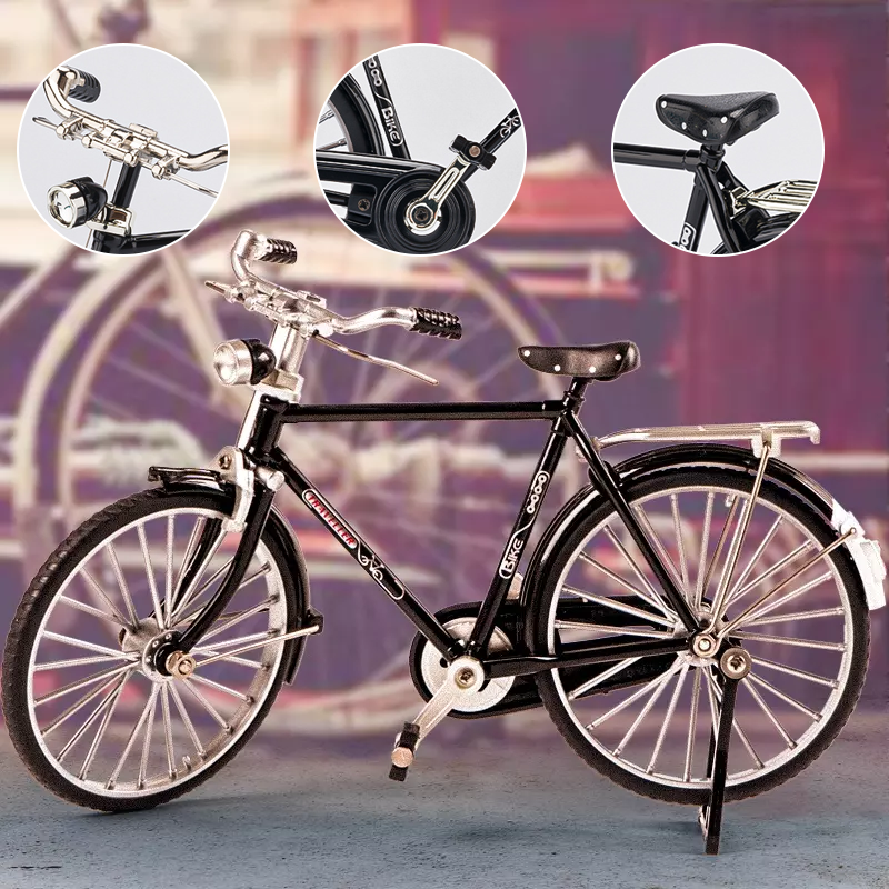 Retro Bicycle Model Ornament For Kids