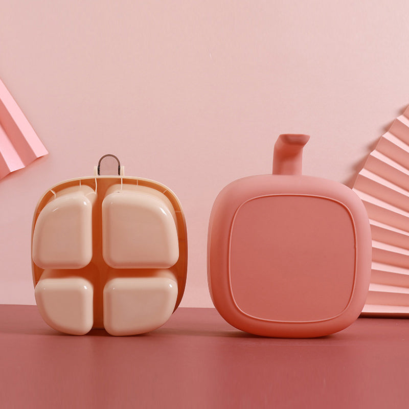 Four Seasoning Box With Lid