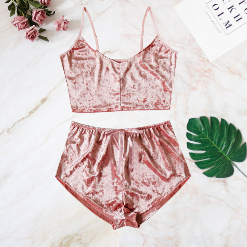 Velvet Sexy Two-Piece Suit