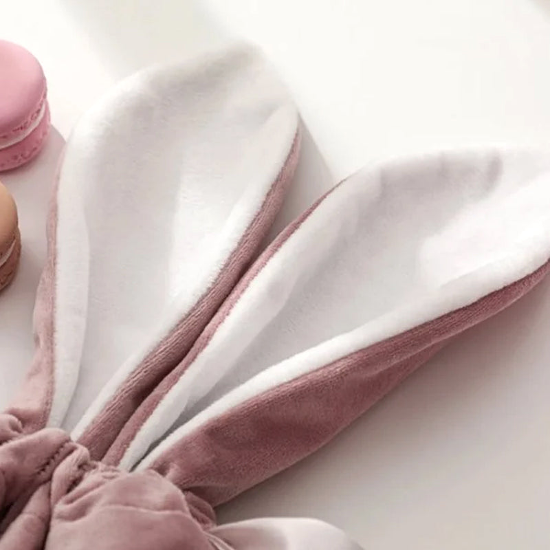 Easter Bunny Velvet Basket