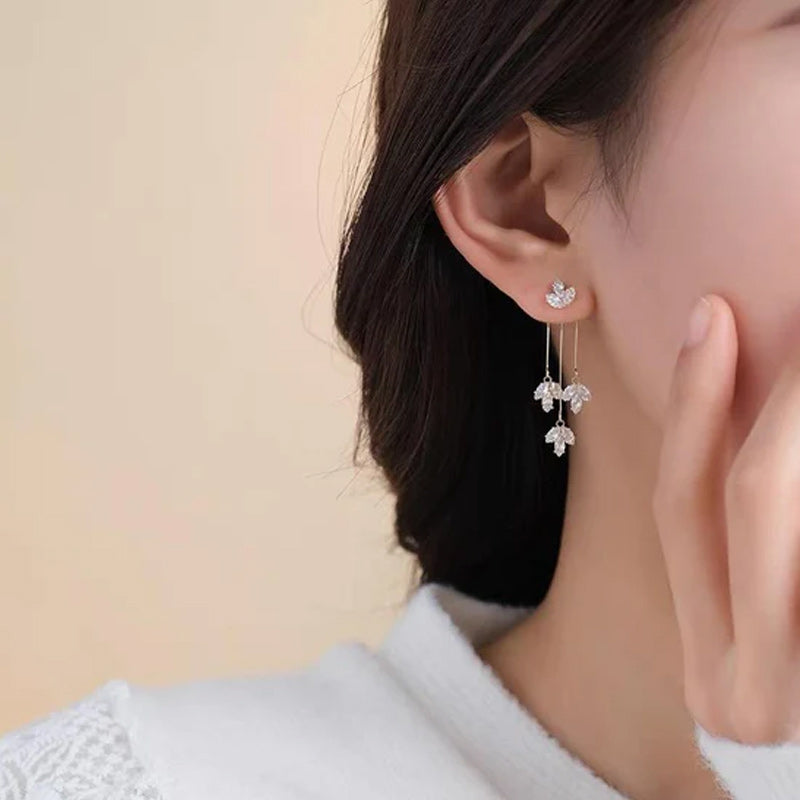 Maple Crystal Earrings
