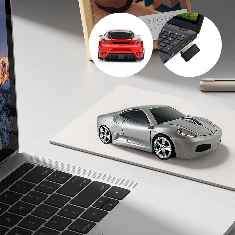 Cool Sport Car Shape Wireless Mouse