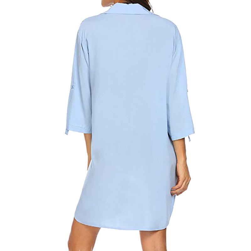 V-neck Beach Swimwear Blouse