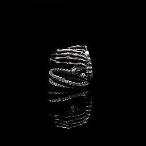 Punk Skeleton Claw Ring