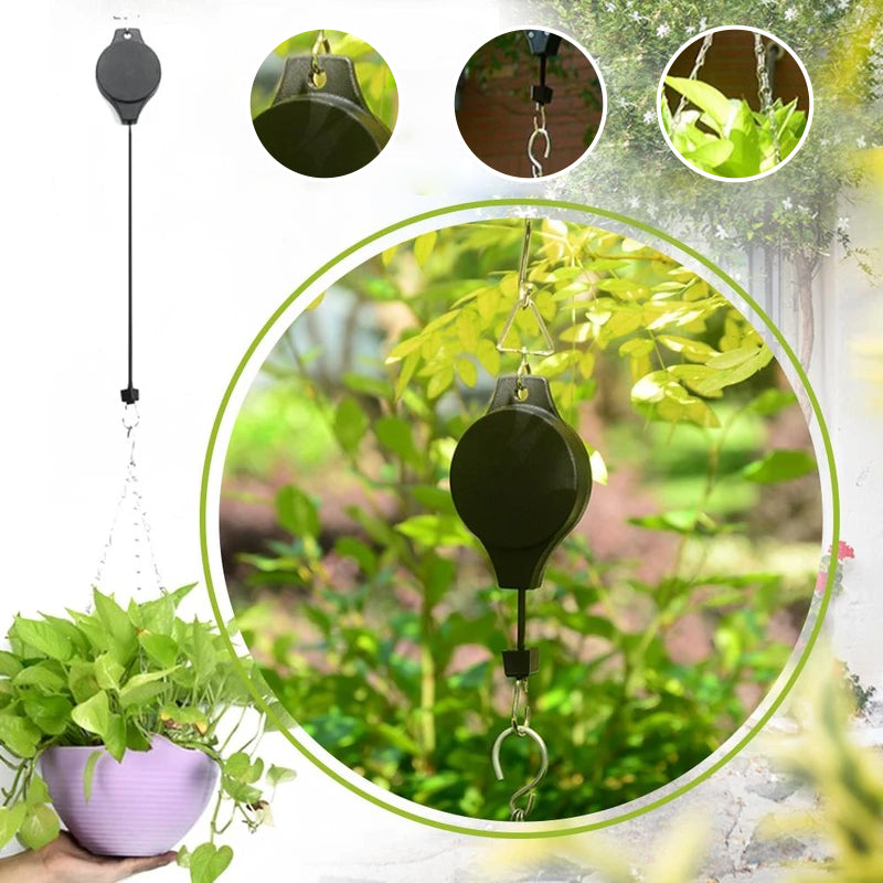 Retractable Hooks Of Flower Baskets