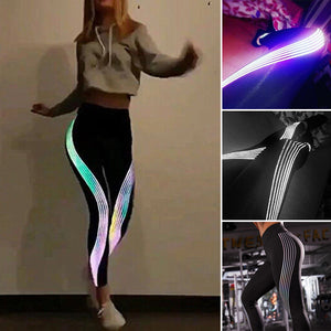 Rainbow Reflective Leggings