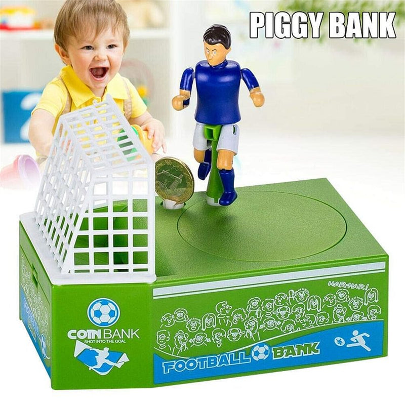Creative Soccer Kids Piggy Bank