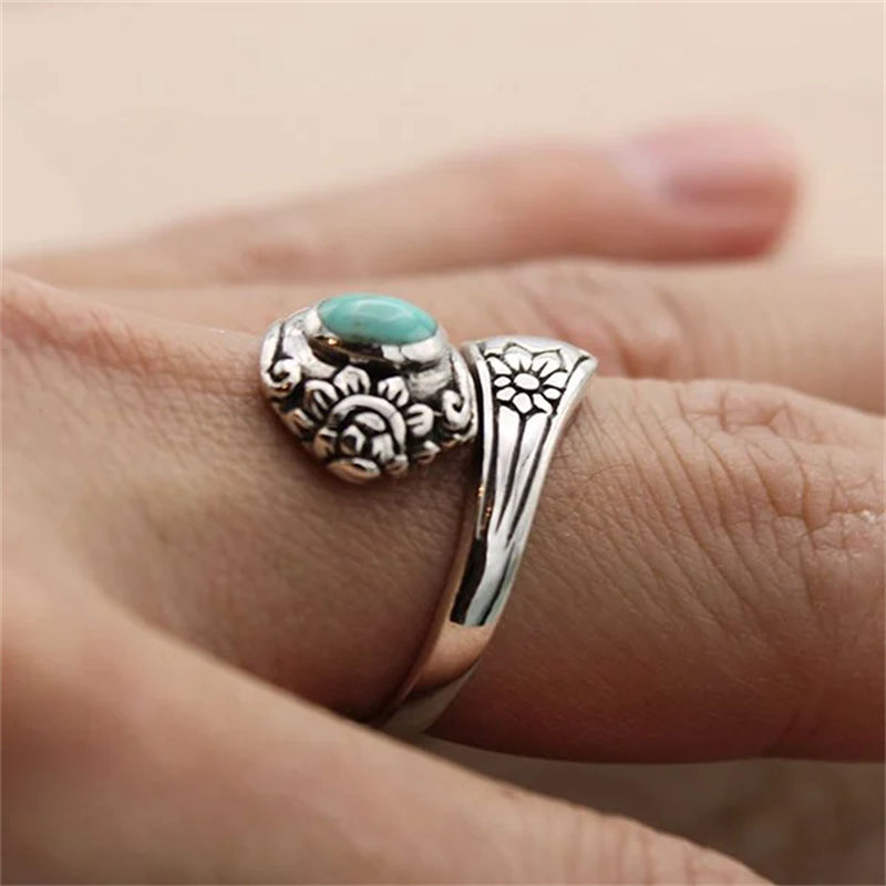 Turquoise Spoon Vintage Ring