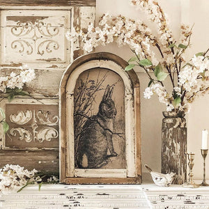 Imaginative Vintage Entrance Mural