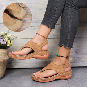 Casual Comfort Wedge Sandals